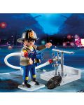 Фигурка Playmobil Specials Plus - Пожарникар с маркуч - 3t