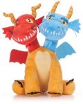 Плюшена фигура Whitehouse Leisure Animation: How To Train Your Dragon - Wu and Wei, 25 cm - 1t