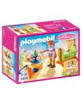 Комплект фигурки Playmobil Dollhouse - Бебешка стая с люлка - 1t