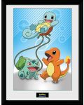Плакат с рамка GB eye Games: Pokemon - Kanto Starters - 1t