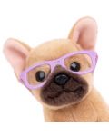 Плюшена играчка Studio Pets - Куче Френски булдог с очила, Фреди - 2t