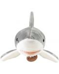 Плюшена играчка Rappa Еко приятели - Бяла акула, 51 cm - 3t