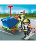 Комплект фигурки Playmobil City Action - Чистачи - 2t