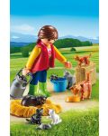Комплект фигурки  Playmobil Country - Жена с котки - 2t