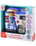 Детска играчка PlayGo - Полицейска станция, със звук и светлини - 1t