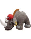Плюшена играчка Амек Тойс - Носорог с шапка, 65 cm - 1t