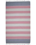 Памучна кърпа в кутия Hello Towels - New, 100 х 180 cm, синьо-розова - 2t