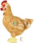Rappa Плюшена Домашна кокошка с яйце, 33, серия Еко приятели - 4t
