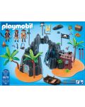 Комплект фигурки Playmobil - Пиратски остров на съкровищата - 3t