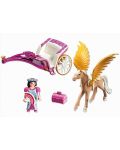 Комплект фигурки Playmobil - Принцеса с каляска и пегас - 4t