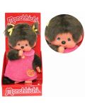 Плюшена играчка Monchhichi Fluffy girl - Маймунка, 20 cm - 2t