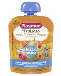 Плодова закуска Plasmon - Нутримюн, круша, малина и мюсли, 85 g - 1t