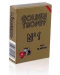 Пластични карти за игра Golden Trophy - червен гръб - 1t