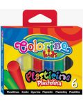 Пластилин Colorino Kids - 6 цвята - 1t