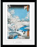 Плакат с рамка GB eye Art: Hiroshige - The Drum Bridge - 1t