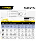 Плавници Cressi - Rondinella , сини - 5t