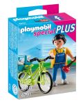 Фигурка Playmobil Specials Plus - Водопроводчик с колело - 1t