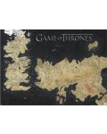 XL плакат Pyramid - Game of Thrones (Map of Westeros & Essos) - 1t