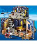 Комплект фигурки Playmobil Knights - Тайната стая със съкровища на рицарите - вълци - 2t