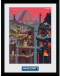 Плакат с рамка GB eye Games: Minecraft - World - 1t