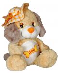 Плюшена играчка Амек Тойс - Куче с жълта шапка, 36 сm - 1t