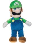 Плюшена фигура Nintendo Games: Super Mario Bros. - Luigi, 25 cm - 1t