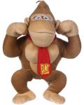 Плюшена фигура Nintendo Games: Super Mario Bros. - Donkey Kong, 25 cm - 1t