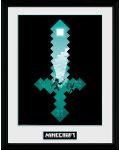 Плакат с рамка GB eye Games: Minecraft - Diamond Sword - 1t
