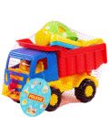 Плажен комплект Polesie Toys - Камион, 4 части, асортимент - 5t