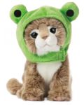 Плюшена играчка Studio Pets - Коте Мейн Кун с шапка, Принц, 23 cm - 1t