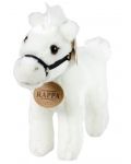 Плюшена играчка Rappa Еко приятели - Бяло конче, изправено, 20 cm - 1t