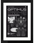 Плакат с рамка GB eye Movies: Transformers - Optimus Prime (Schematic) - 1t
