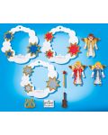 Комплект фигурки Playmobil Christmas - Три орнамента с коледни ангели - 2t