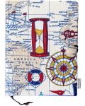 Подвързия за книга Marchella's Art - Морска карта - 1t