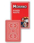 Покер карти Modiano Poker Ruote - червен гръб - 1t