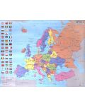 Стенна политическа карта на Европа (1:5 000 000, ламинат) - 1t