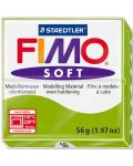 Полимерна глина Staedtler Fimo Soft - 57 g, ябълково зелено - 1t