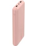 Портативна батерия Belkin - Boost Charge, 20000 mAh, кабел USB-C, розова - 1t
