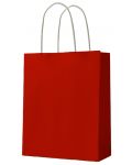 Подаръчна торба S. Cool - крафт, червена, М - 1t