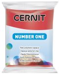 Полимерна глина Cernit №1 - Червена, 56 g - 1t