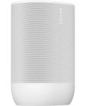 Портативна колонка Sonos - Move 2, водоустойчива, бяла - 2t