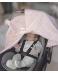 Покривало за кошница за кола BabyJem - Розово - 3t
