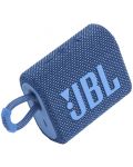 Портативна колонка JBL - Go 3 Eco, синя - 2t