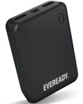 Портативна батерия EVEREADY - Mini, 10000 mAh, черна - 1t