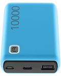 Портативна батерия Cellularline - Essence, 10000 mAh, синя - 2t