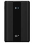 Портативна батерия Silicon Power - QS55, 20000 mAh, черна - 1t