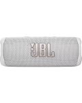 Портативна колонка JBL - Flip 6, водоустойчива, бяла - 2t