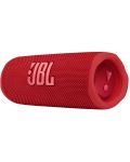 Портативна колонка JBL - Flip 6, водоустойчива, червена - 1t