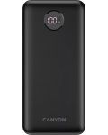 Портативна батерия Canyon - PB-2002, 20000 mAh, черна - 1t