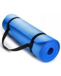 Постелка за йога Armageddon Sports - 183 x 61 x 1 cm, синя - 1t